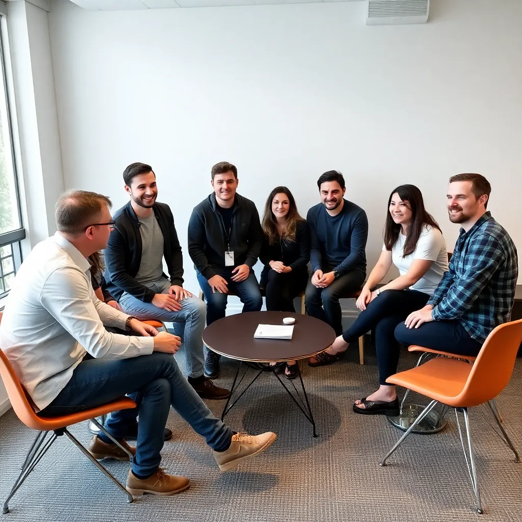 Team werkt samen aan innovatieve oplossingen