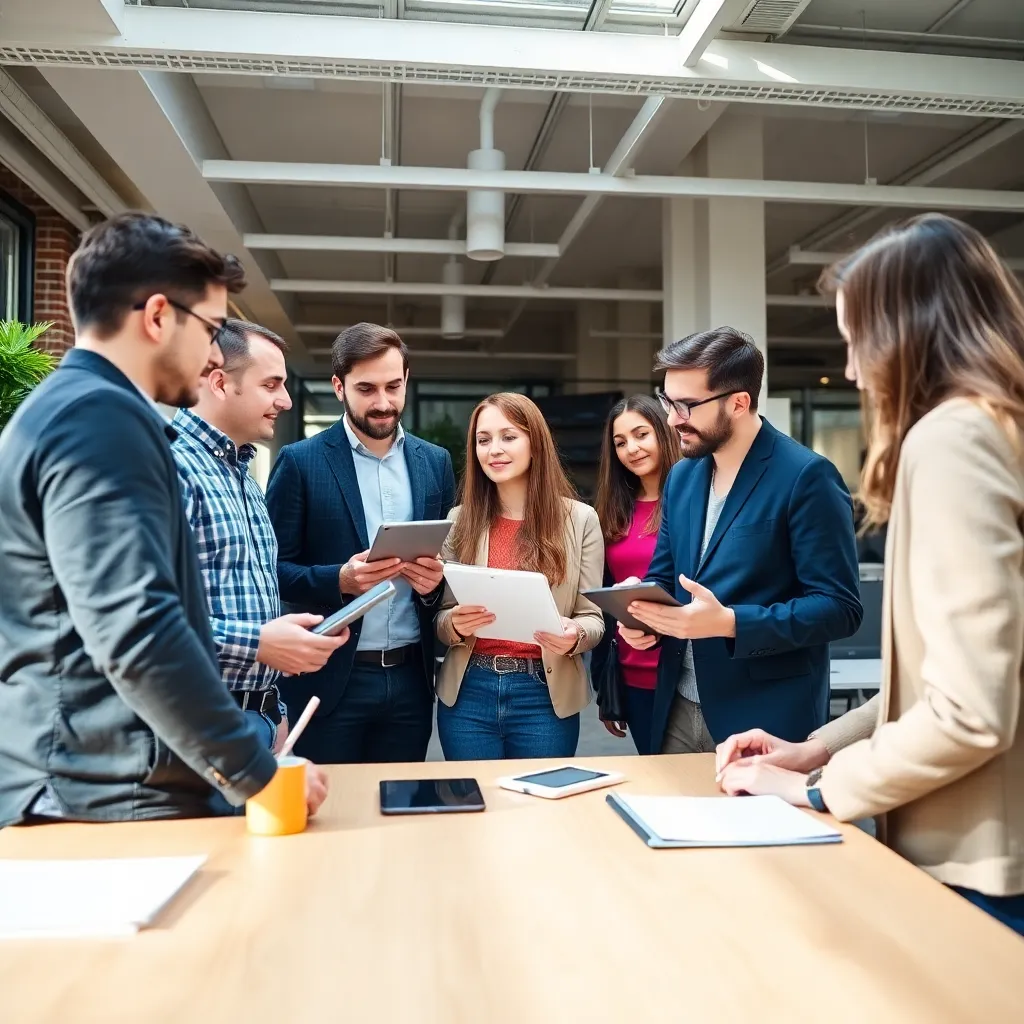 Ondernemer analyseert data en financiële rapporten